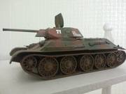Модель танка Т-34-76 обр 1942 года Model of the T-34-76 tank.